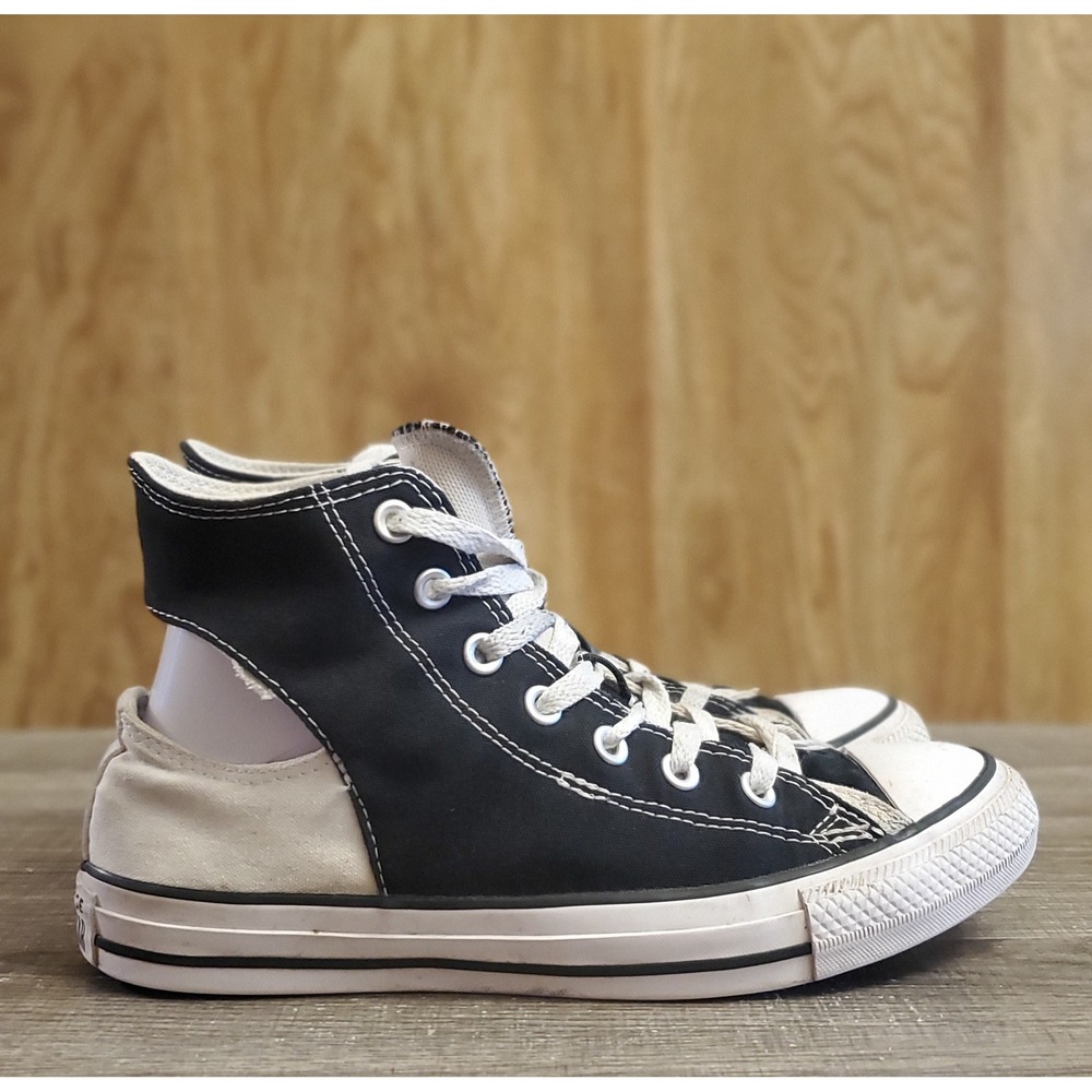 Converse Chuck Taylor All Star Twisted Upper Shoes Women's 8 Men's 6 Black
